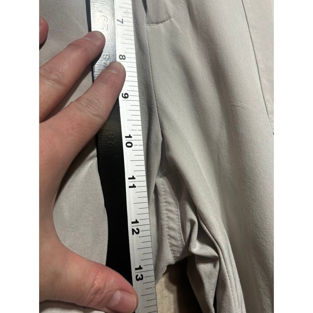 Athleta‎ Tribeca Pants Womens 10 Khaki Utility Crop Featherweight Stretch - Picture 7 of 11